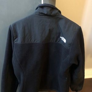 Black fleece zip up north face